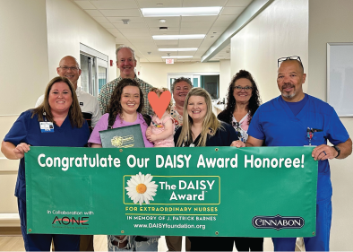 Mickie Haas, RN, named recipient of The DAISY Award